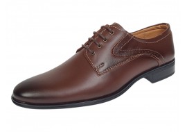 Pantofi barbati office eleganti din piele naturala Maro Cognac GKR819MS